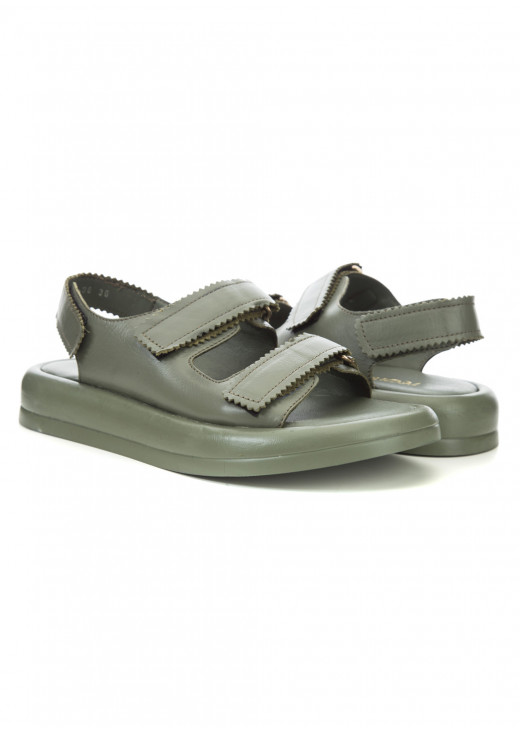 Босоніжки 489 Хакі фото 3 Босоніжки 489 Хакі фото 3