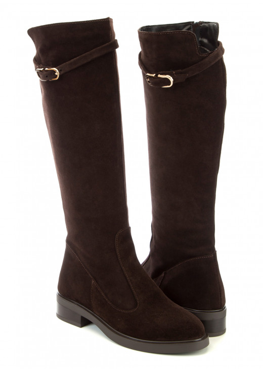 Чоботи        Amir 2226 замш Шоколад фото 5 Чоботи        Amir 2226 замш Шоколад фото 5