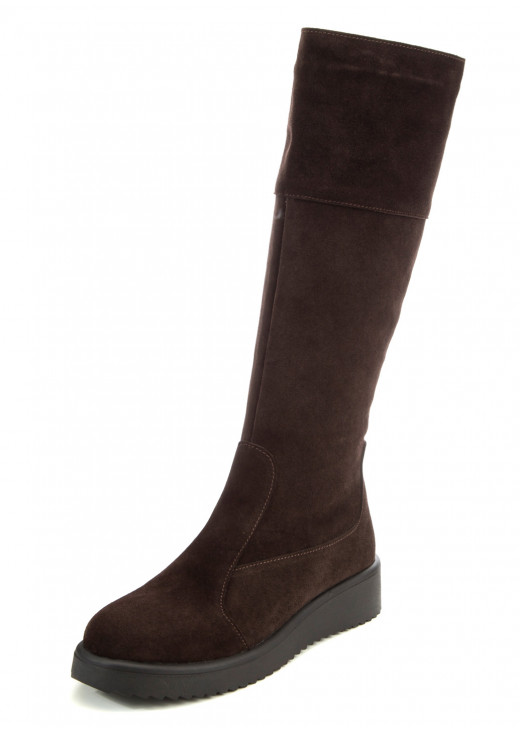 Сапоги        Amir 2229 замш Шоколад фото 4 Сапоги        Amir 2229 замш Шоколад фото 4