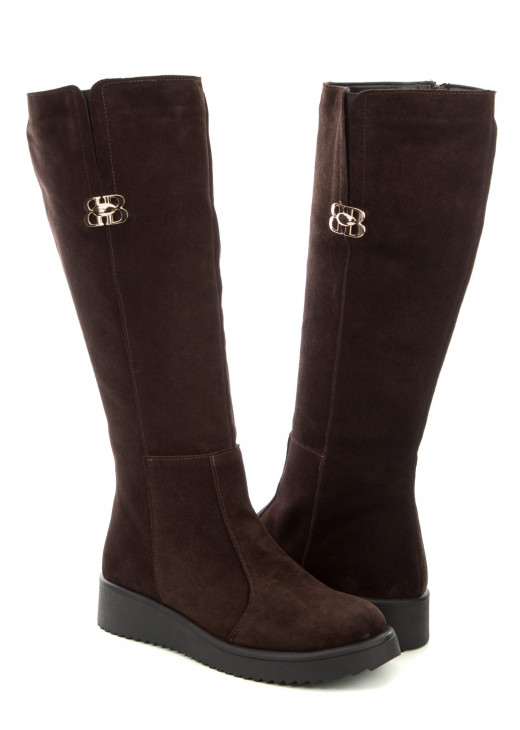 Чоботи        Amir 2228 замш Шоколад фото 5 Чоботи        Amir 2228 замш Шоколад фото 5