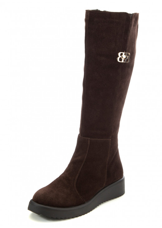 Чоботи        Amir 2228 замш Шоколад фото 4 Чоботи        Amir 2228 замш Шоколад фото 4